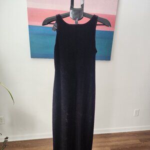 Laundry Dark Purple Velvet Tank Dress